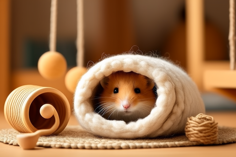 DIY Cozy Nests and Fun Toys for Your Little Hamster Friend
