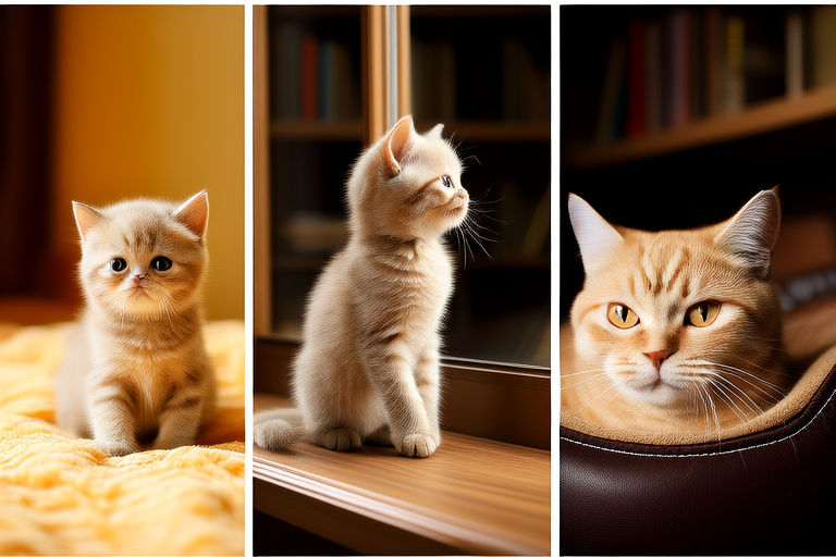 From Kitten to Companionship: Raising a Golden British Shorthair