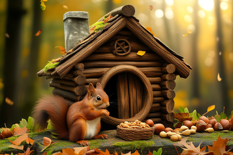 How to Build the Perfect Hideaway for Your Garden Squirrel Friends