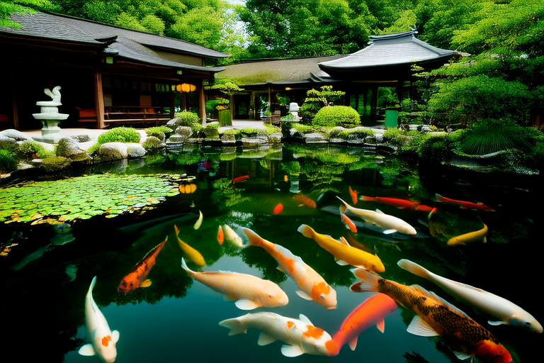 Transform Your Backyard Oasis with Exquisite Koi Decor