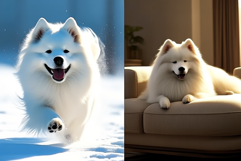 From Snowy to Couch Potato: Transforming Your Samoyed’s Energy Levels