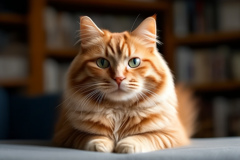 How to Care for Your Sparkling Orange Feline Friend