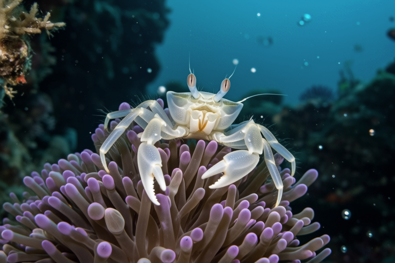 Pea Crabs: Nature’s Hidden Hitchhikers Inside Sea Anemones